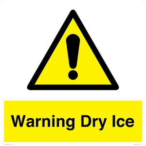 Warning Dry Ice